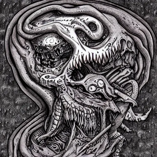 Image similar to necronomicon highly detailed and illustrated