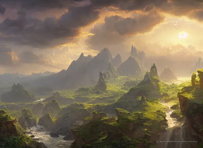 Image similar to matte painting by vladimir volegov and alexander averin and peder mørk mønsted and ross tran and raphael lacoste