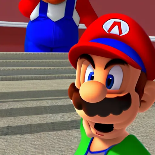 Prompt: Donald Trump in Super Mario 64