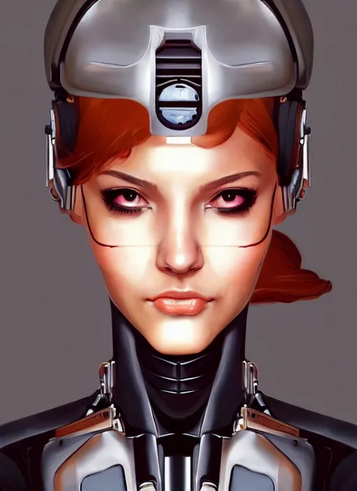 Image similar to portrait of a cyborg woman who turns her head to the ((((((right))))) left+348 (((((up))))) (((((down))))) by Artgerm,eyes closed , biomechanical, hyper detailled, trending on artstation