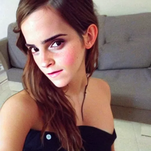 Image similar to Emma Watson and Kim Kardashian combined into a single person