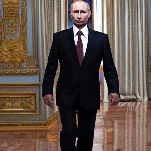 Prompt: vladimir putin in the 4 th dimension