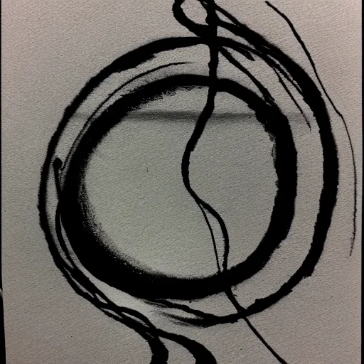 Image similar to zen, ink