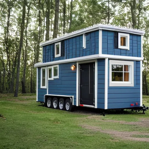 Prompt: ground integrated tinyhouse