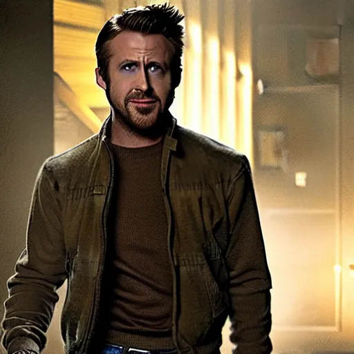 Image similar to Ryan Gosling as wolverine from The Wolverine 2013 movie still