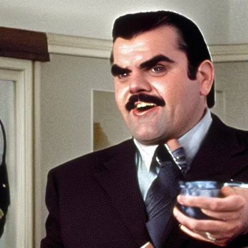 Image similar to a screen still of john ratzenberger in goodfellas