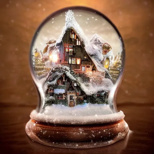 Prompt: An amazingly beautiful!!!! Snowglobe!!! With a tiny village inside and little tiny people, there are snowflakes falling around the snowglobe and the snowglobe is sitting in the snow, everything is wintery, sparkly and truly magical, arctic, summer, 8k resolution matte fantasy painting, cinematic lighting, DeviantArt, Artstation, Jason Felix Steve Argyle Tyler Jacobson Peter Mohrbacher