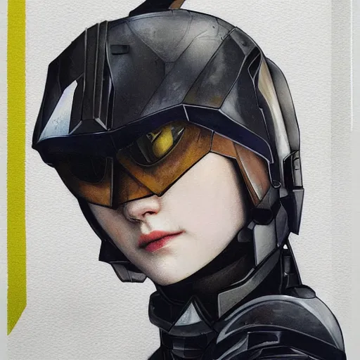 Image similar to Elle Fanning in ODST armor picture by Sachin Teng, asymmetrical, dark vibes, Realistic Painting , Organic painting, Matte Painting, geometric shapes, hard edges, graffiti, street art:2 by Sachin Teng:4