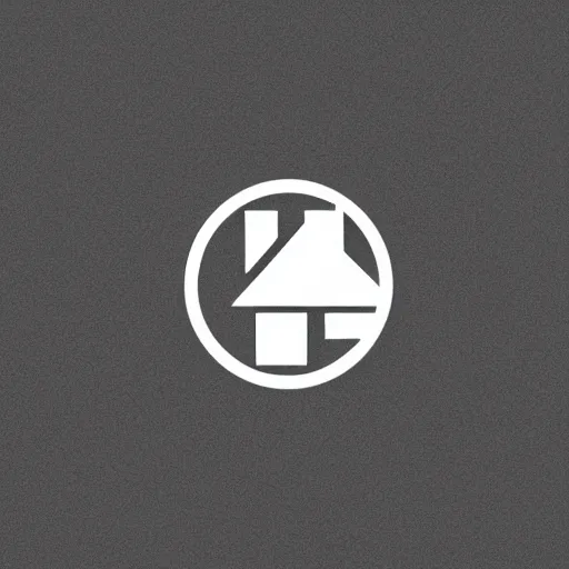 Prompt: pictorial mark logo, house, minimal design