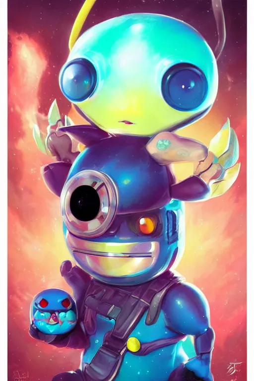 Image similar to lofi BioPunk Pokemon Pikachu portrait Pixar style by Tristan Eaton_Stanley Artgerm and Tom Bagshaw,