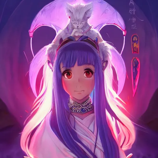 Image similar to anime portrait of Ariana Grande as a shaman yedi using dark force to eliminate trump as an anime antagonist by Stanley Artgerm Lau, WLOP, Rossdraws, James Jean, Andrei Riabovitchev, Marc Simonetti, and Sakimichan, trending on artstation