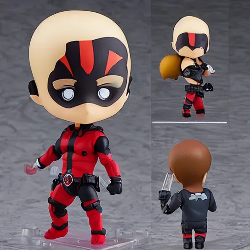 Image similar to ((((deadpool)))), An anime Nendoroid of (((((deadpool))))), figurine, detailed product photo