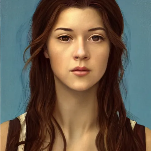 Prompt: a masterpiece portrait photo of a beautiful young woman who looks like a hispanic mary elizabeth winstead, symmetrical face