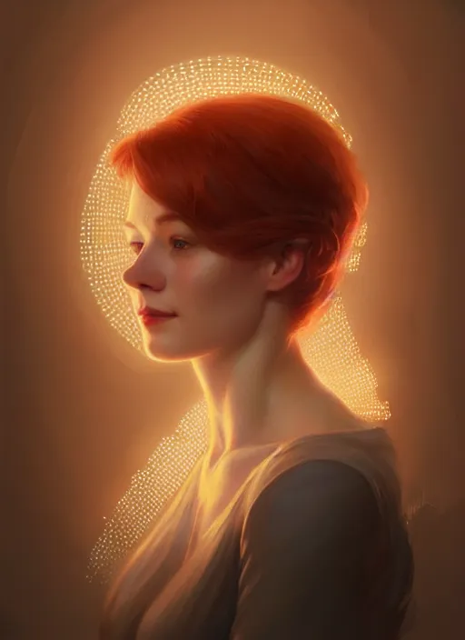 Prompt: portrait of mary jane watson, intricate, elegant, glowing lights, highly detailed, digital painting, artstation, concept art, smooth, sharp focus, illustration, art by wlop, mars ravelo and greg rutkowski