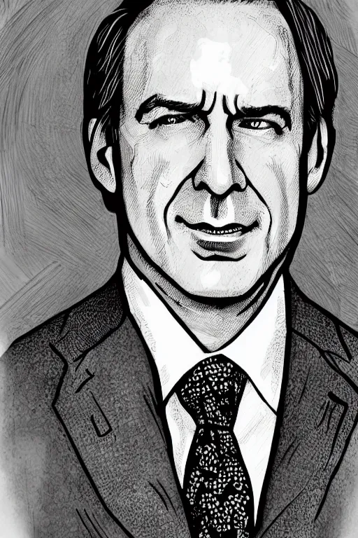 Image similar to an illustration of saul goodman in the style of mary grandpre, beautiful intricately detailed, hd