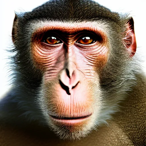 Image similar to portrait of a macaque wearing school uniform, aims his spas-12 shotgun at you, light stubble, digital art,photorealistoc,art by greg rutkowski,hyperdetailed,western comic style,comic,comic style,sharp lineart,professional lighting,deviantart,artstation,trevor henderson,rossdtaws,cinematic,dramatic