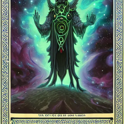Image similar to a cosmic eldritch lord