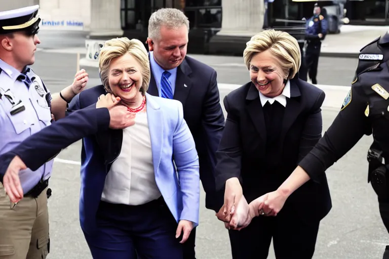 Image similar to hillary clinton handcuffed