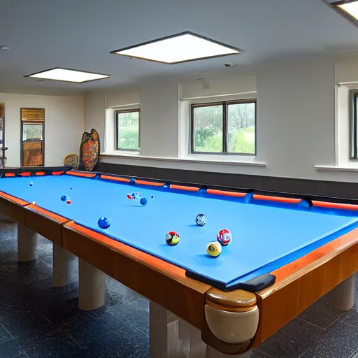 Image similar to poolrooms, liminal space,