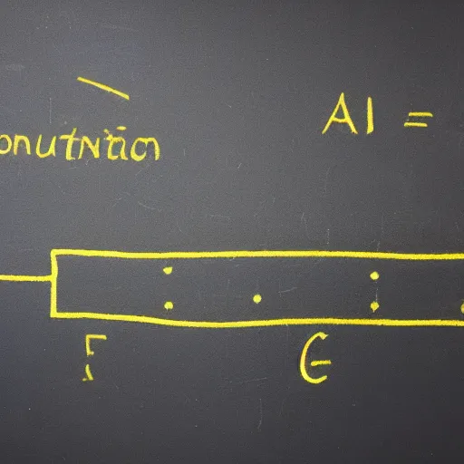 Image similar to the equation from the theory of all and functioning quantistic gravity theorem, written on a blackboard