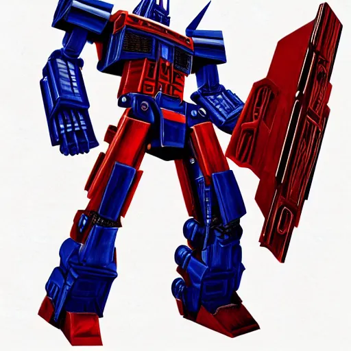 Image similar to portrait of a optimus prime