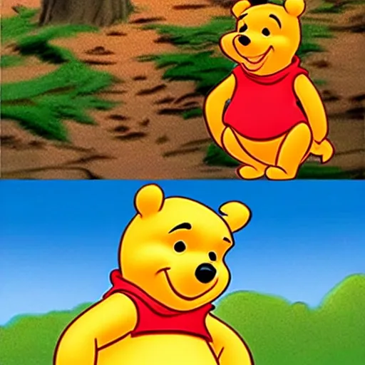 Image similar to funny winnie the pooh