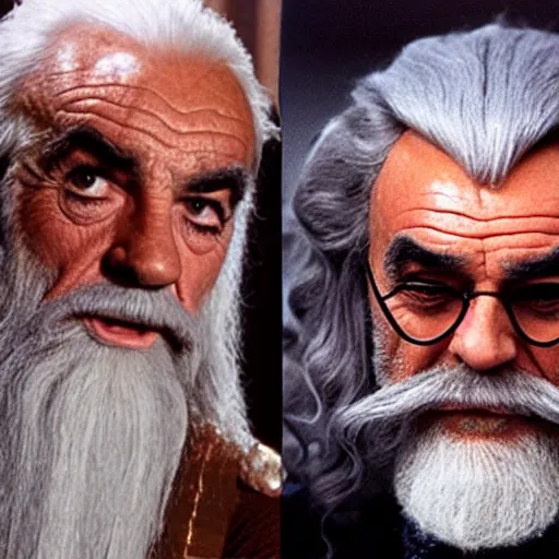 Image similar to Sean Connery as Gandalf