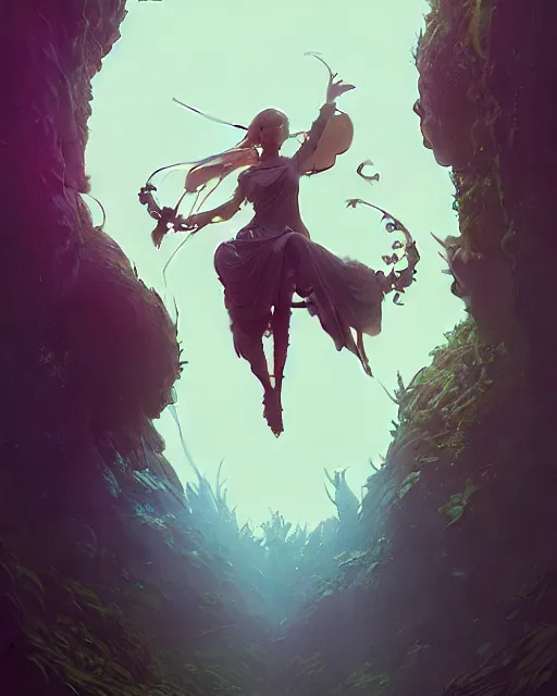 Image similar to highly detailed vfx portrait of a fantasy magic, unreal engine, greg rutkowski, loish, rhads, beeple, makoto shinkai and lois van baarle, ilya kuvshinov, rossdraws, tom bagshaw, alphonse mucha, global illumination, detailed and intricate environment