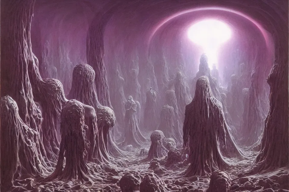 Image similar to inner world, wayne barlowe.