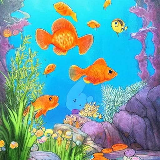 Drawing Beautiful Fish Tank Icon PNG Images | PSD Free Download - Pikbest