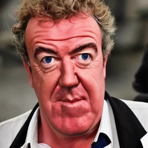 Prompt: Jeremy clarkson dressed as a villain, ultrarealistic