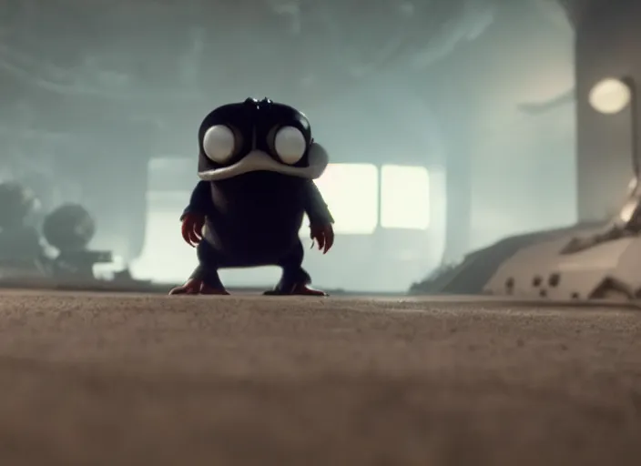 Prompt: film still of nibbler in the new scifi movie, 4 k