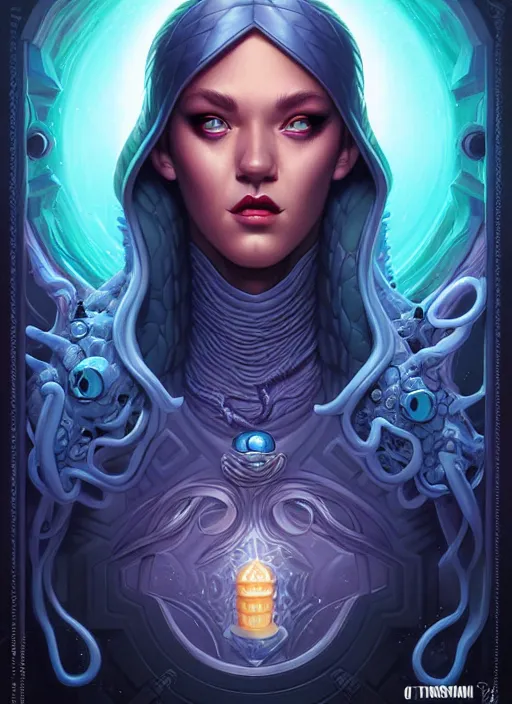 Image similar to cosmic lovecraft random marvel hero portrait, pixar style, by tristan eaton stanley artgerm and tom bagshaw.