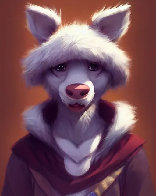 Prompt: character concept art of a cute young male anthropomorphic furry | | absolutely adorable muzzle, key visual, realistic shaded perfect face, fine details by stanley artgerm lau, wlop, rossdraws, james jean, andrei riabovitchev, marc simonetti, and sakimichan, trending on artstation