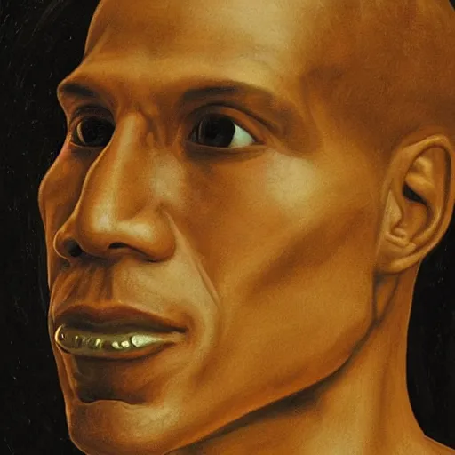 Prompt: Portrait of Apophis from Stargate SG1, renaissance painting