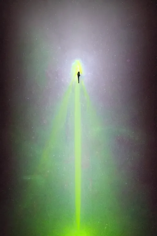 Image similar to brocken spectre, lost lost in the void, magic portal