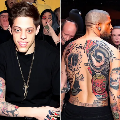 Your Guide to Every Single One of Pete Davidson's 40+ Tattoos, Pre-Removal  | Tattoos, Tattoo videos, Circle tattoos