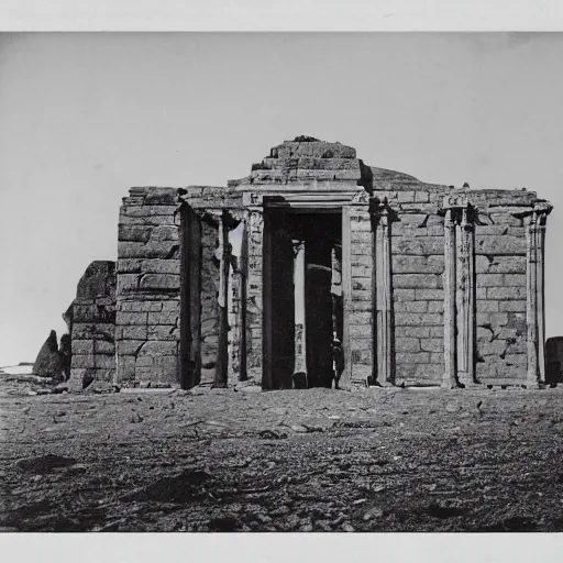 Image similar to photographs of secret 1 9 4 0's expedition to antarctica featuring ancient ruins