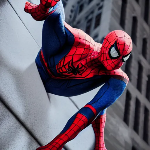 Prompt: spider-man webswinging in new york, cinematic photography, high detail, 4k