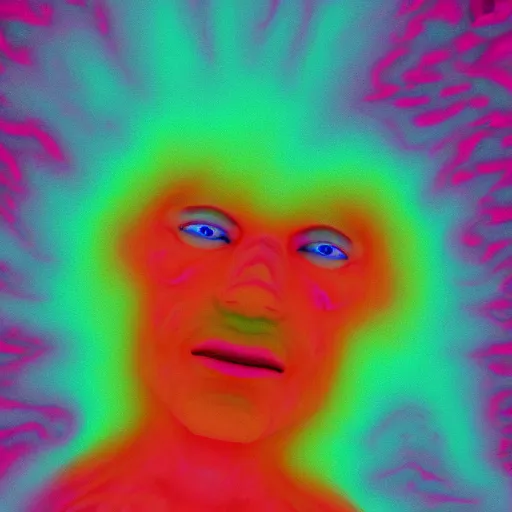 Prompt: face made with gray scott reaction diffusion coral simulation