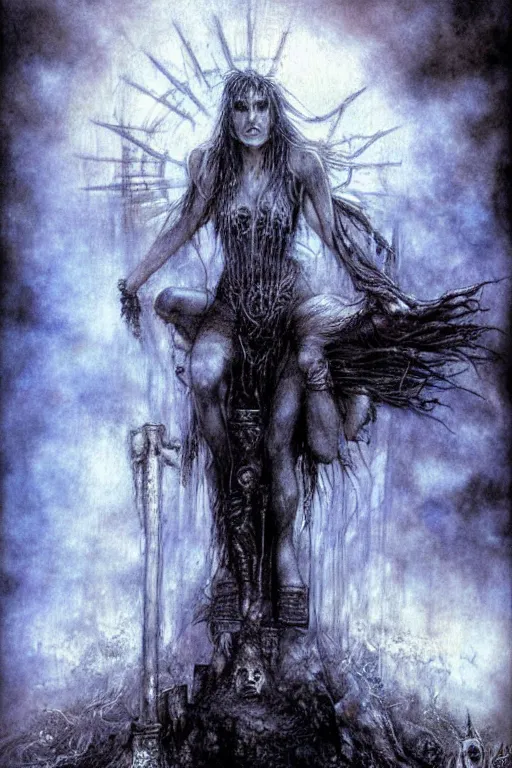 Image similar to highway to hell by luis royo.