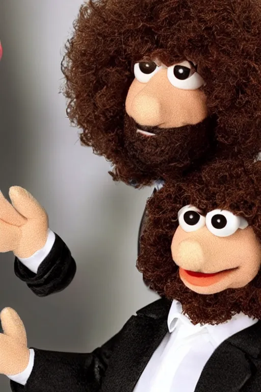 Image similar to jeff lynne as a muppet