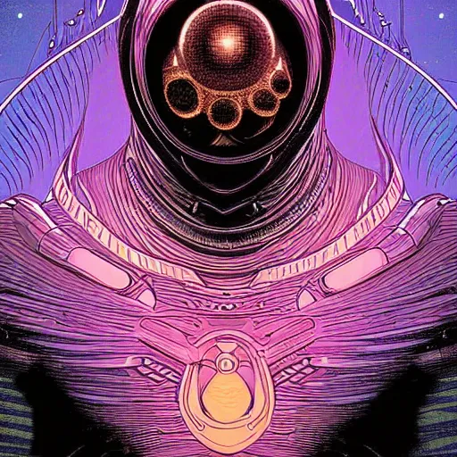 Image similar to techno - spirit utopian gallant knight, future perfect, award winning digital art by moebius