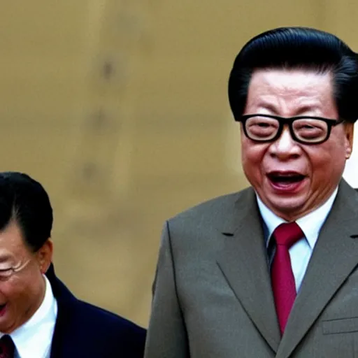 Image similar to china leader jiang zemin freak out