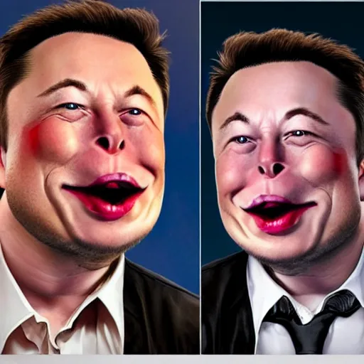 Prompt: extreme silly face championship elon musk angry face winning entry, face pulling world tournament 2 0 1 9. funny and grotesque face pulling competition. ridiculous caricature, competition highlights