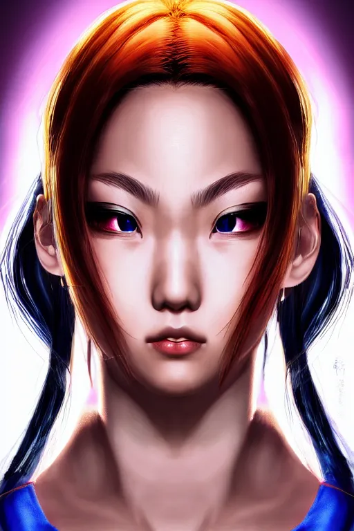 Image similar to Chun Lil , Street Fighter , pretty face, ultra detailed, digital art, 8k ,character ,realistic, portrait, hyperrealistic