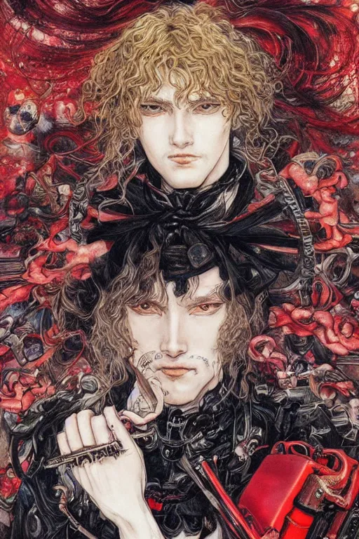 Image similar to a portrait of a character, by Ayami Kojima