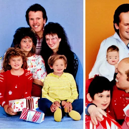 Image similar to 8 0 s family photos of opening christmas gifts