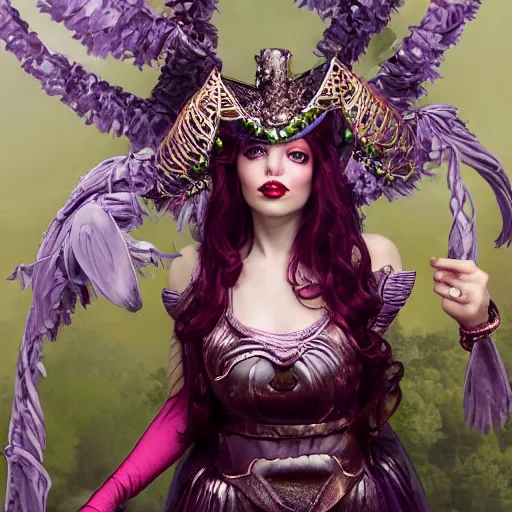 Image similar to fantasy goddess portrait by Peter Kemp and Martine Johanna