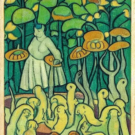 Prompt: snails by Maurice Denis